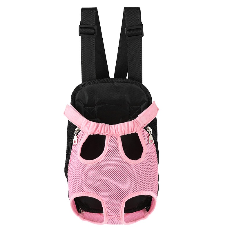 Pink Pet Backpack white background